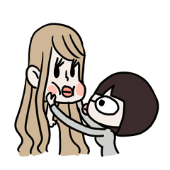 日常姉妹スタンプ