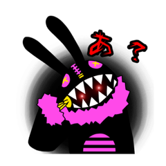 うさぎのようでうさぎじゃない着ぐるみ