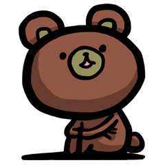 うさぎとくまとリアクション