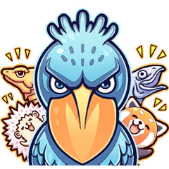 ハシビロはっしーさんと変な生き物