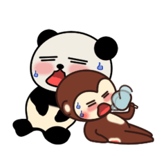 おさるさんとパンダさんの夏