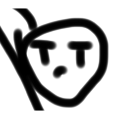 棒人間じゃないスタンプですよ。