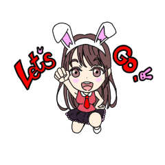 うさ子ちゃんスタンプ