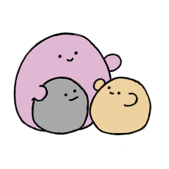 小さな団子さん家族