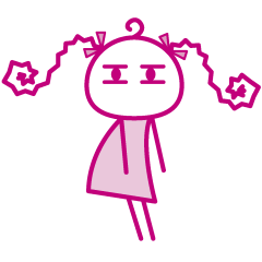 ピンクの女の子２