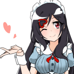メイドのいちかちゃんスタンプ2