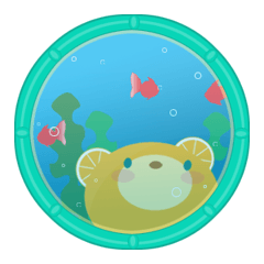 水族館行ったらクマがいた！