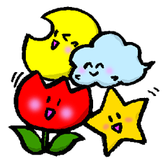 ぴかぽーん☆ゆるかわネイチャー系スタンプ