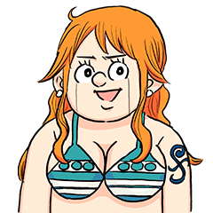 僕とロボコ×ONE PIECEスタンプ！