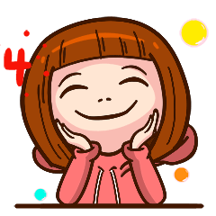 Girlsfriend practical emoticonsos(4)