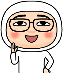 白タイツ68号★アバタースタンプ+メガネ