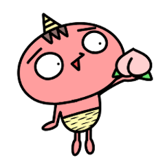 子オニのスタンプ