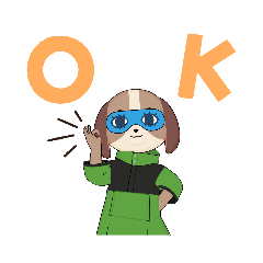 イヌ子のスタンプ