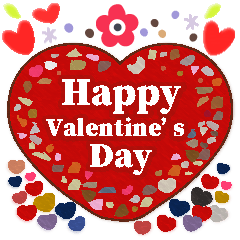 バレンタイン♡感謝と愛情を伝えるスタンプ