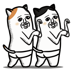 動くパンダねこおっさん