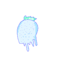 水色＆緑ドット