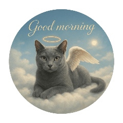 Cats in Heaven～russian blue①