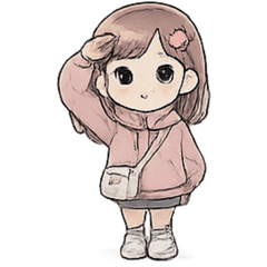 ナチュかわ♡ちいさな返事スタンプ