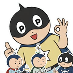 PONYON 文字なし ゆるかわヒーロースタンプ