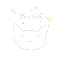 シンプルな白猫ちゃん