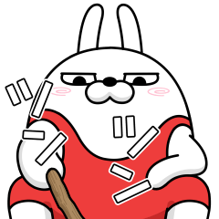 動く 擦れうさぎ20