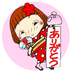 ひま子ちゃん２０1 浴衣＆風鈴でご挨拶