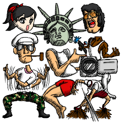 巨人3(３連続で送る大きなスタンプです)