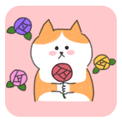 気持ちを伝える ねこのフレディ・鉛筆風