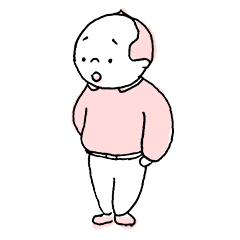 おじちゃんの日常【２コマスタンプ】