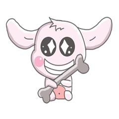 かわいいウサギちゃん！