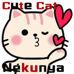 毎日可愛い猫ネクニャ♥️パステルスタンプ