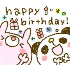 使いやすいウサギとパンダ。2