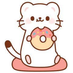 オコジョさんの日常スタンプ