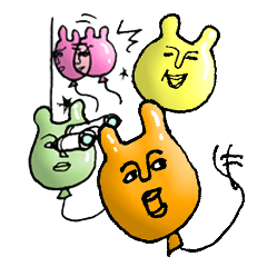 何やら動物バルーン氏