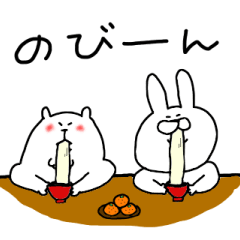 うさぎ時々ひよこ。季節バージョン