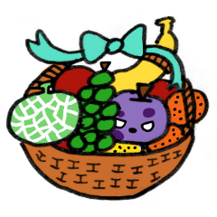 おいてけぼりの毒りんごスタンプ