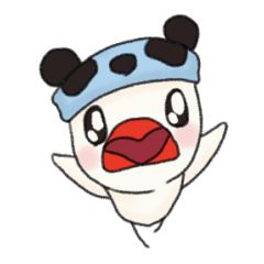 パンダ帽をかぶった文鳥2〜日常編