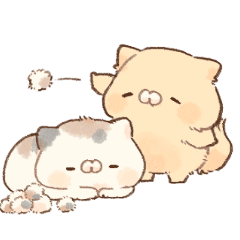 動く♫となりのにゃんこ♡クリーム３