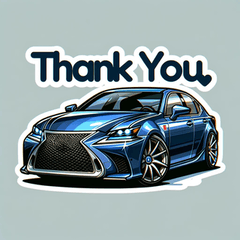 かっこいい車のスタンプ8枚