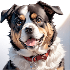 リアルな犬のスタンプ 1