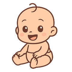 ほっこり癒やし！かわいい赤ちゃんスタンプ