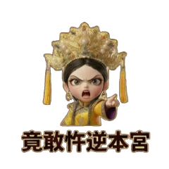 Sassy Empress: Palace Drama Stickers