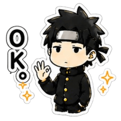 脱力系男子の日常スタンプ２