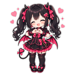 小悪魔メイドちゃんスタンプ