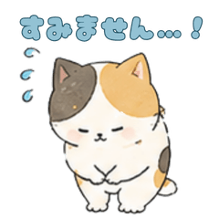 敬語を使う三毛猫