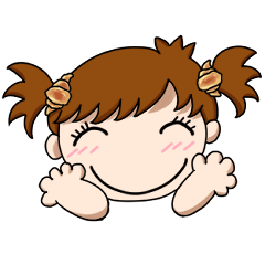 食いしん坊のあいさつスタンプ