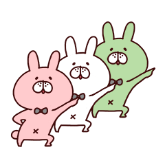 うさぎ3兄弟