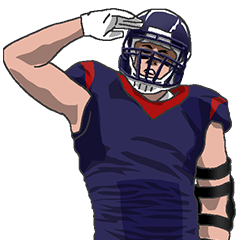 アメフトスタンプ第2Q