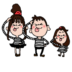 ぱるのすけ　ぱるこ　と　ぽのこ