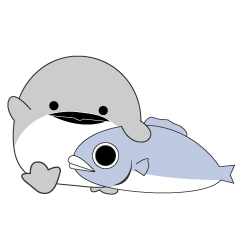 ラブリー　ペンギンちゃんとお魚くん